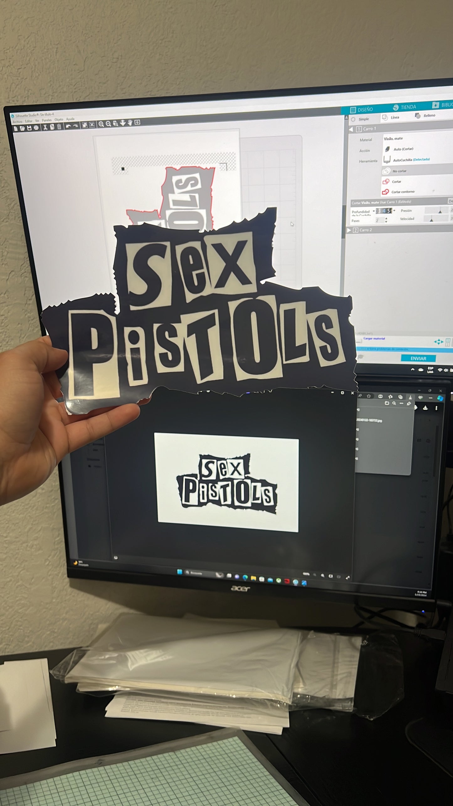 Sex Pistols Vinyl Sticker 6x6