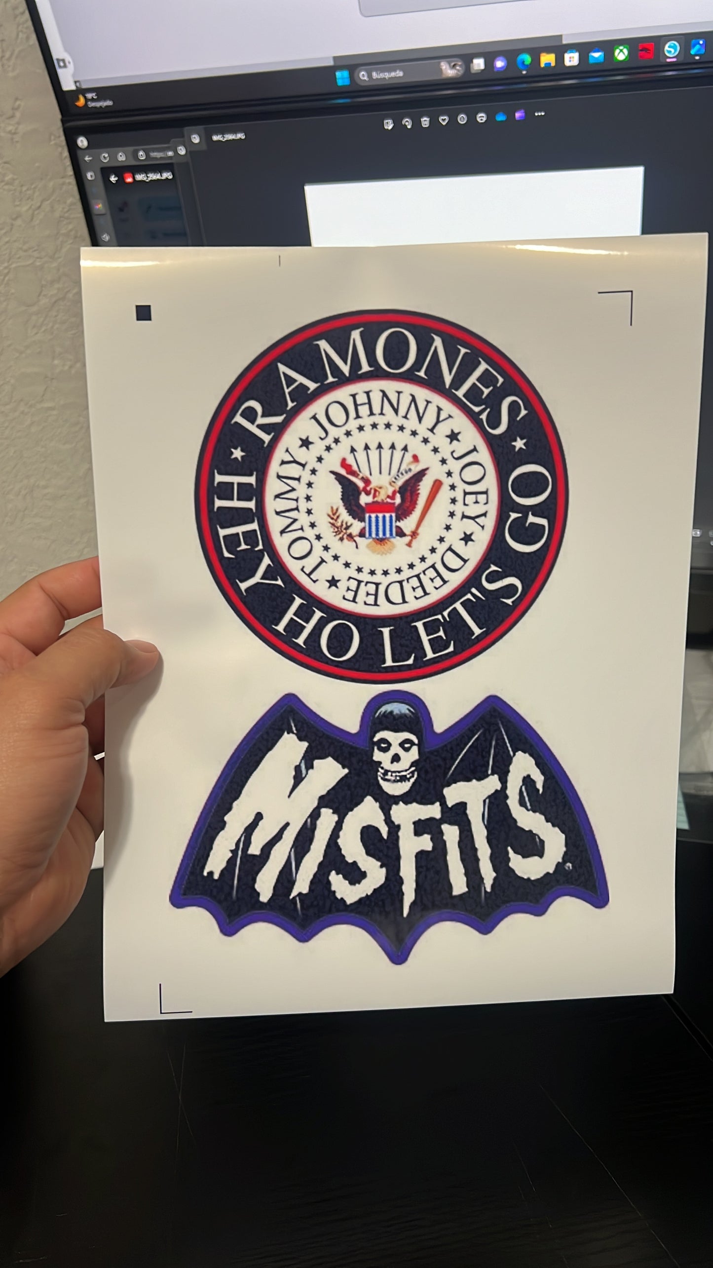 Misfits Vinyl Sticker 6x6