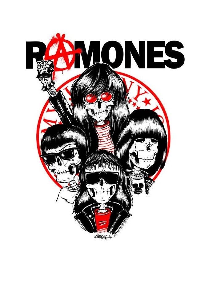 Ramones Vinyl Sticker 6x6