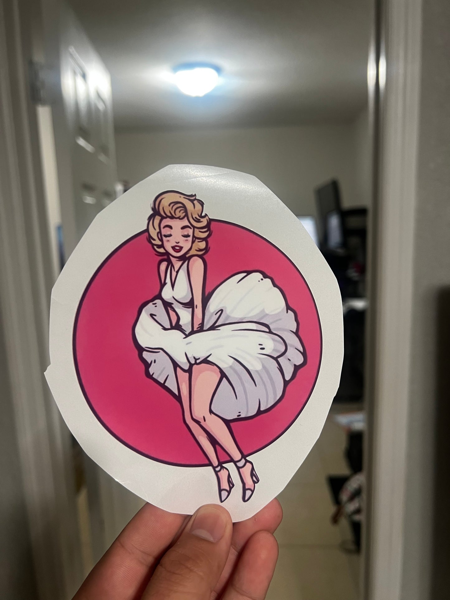 Marilyn Monroe Vinyl Sticker