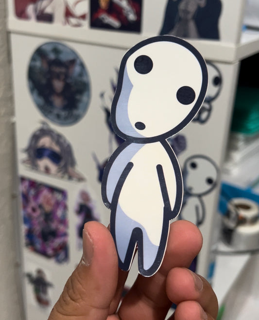 Kodama Sticker waterproof, UV resistant. both designs❤️