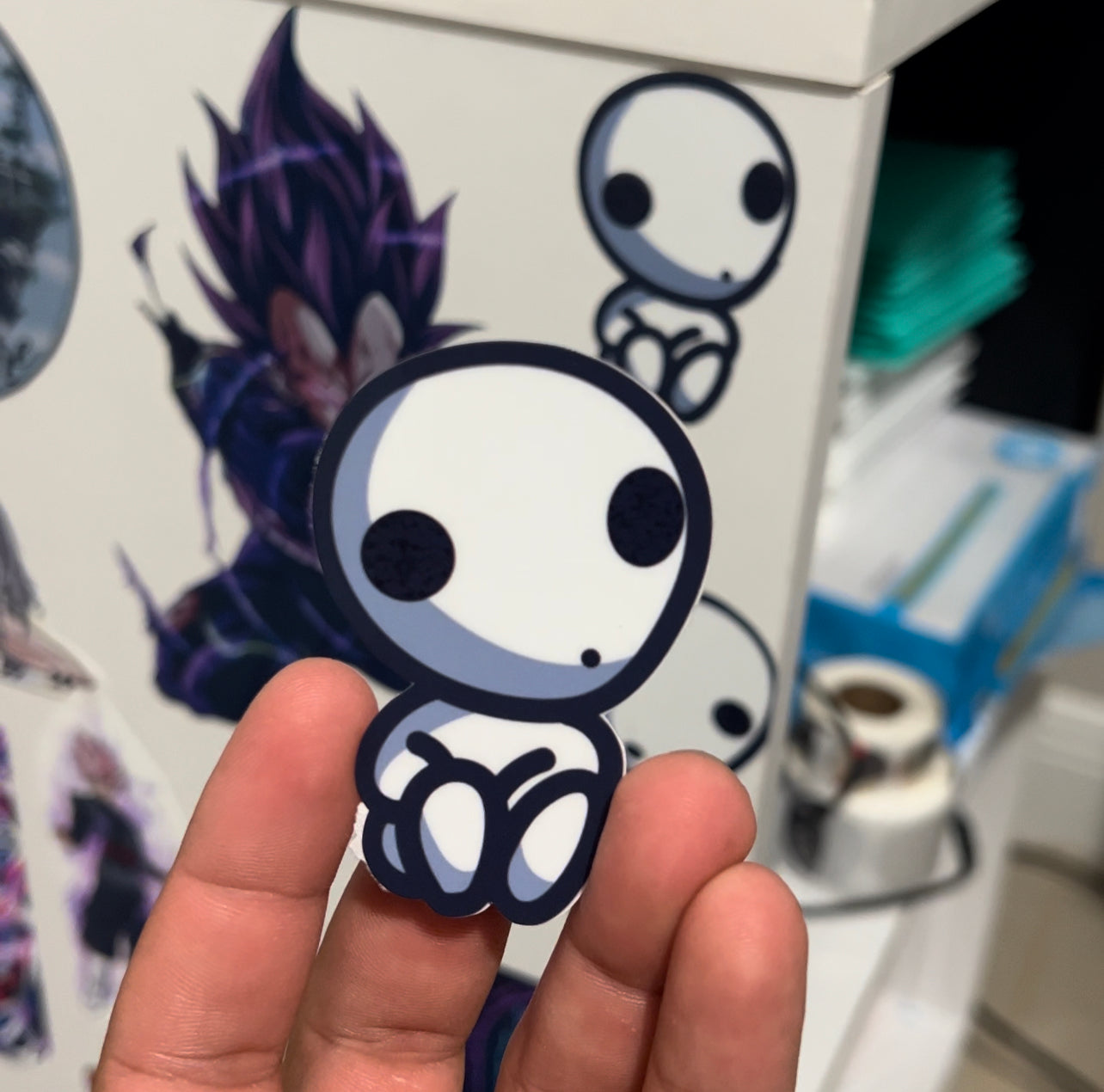 Kodama Sticker waterproof, UV resistant. both designs❤️