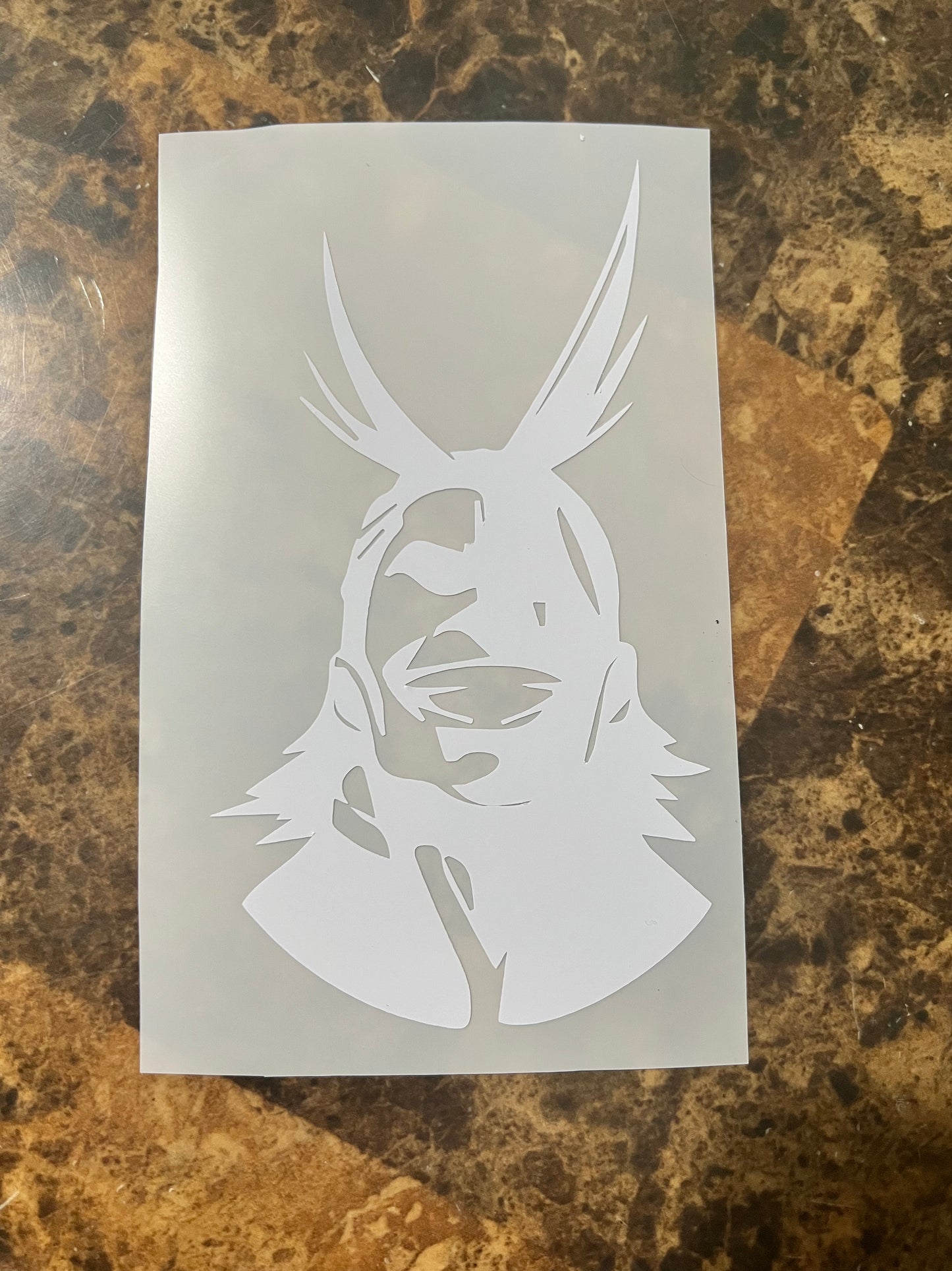 All Might From My Hero Academia Vinyl Sticker