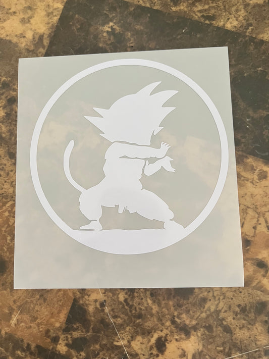 Kid Goku Dragon Ball Vinyl Sticker