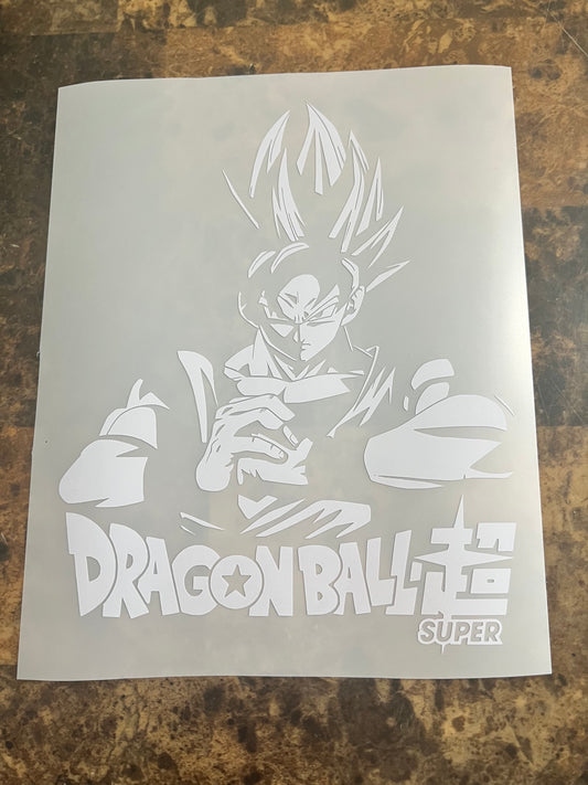 Goku Dragon Ball Super Vinyl Sticker