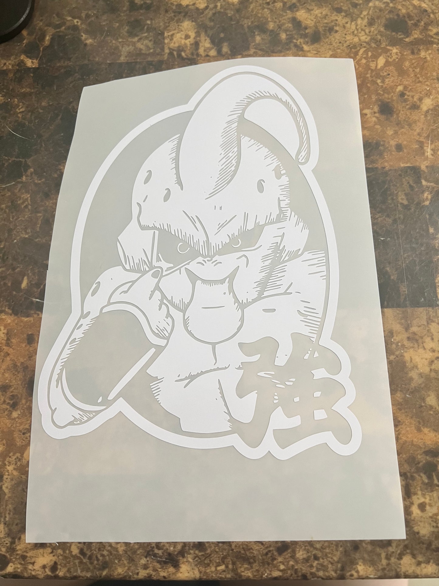 Buu Dragon Ball Z Vinyl Sticker