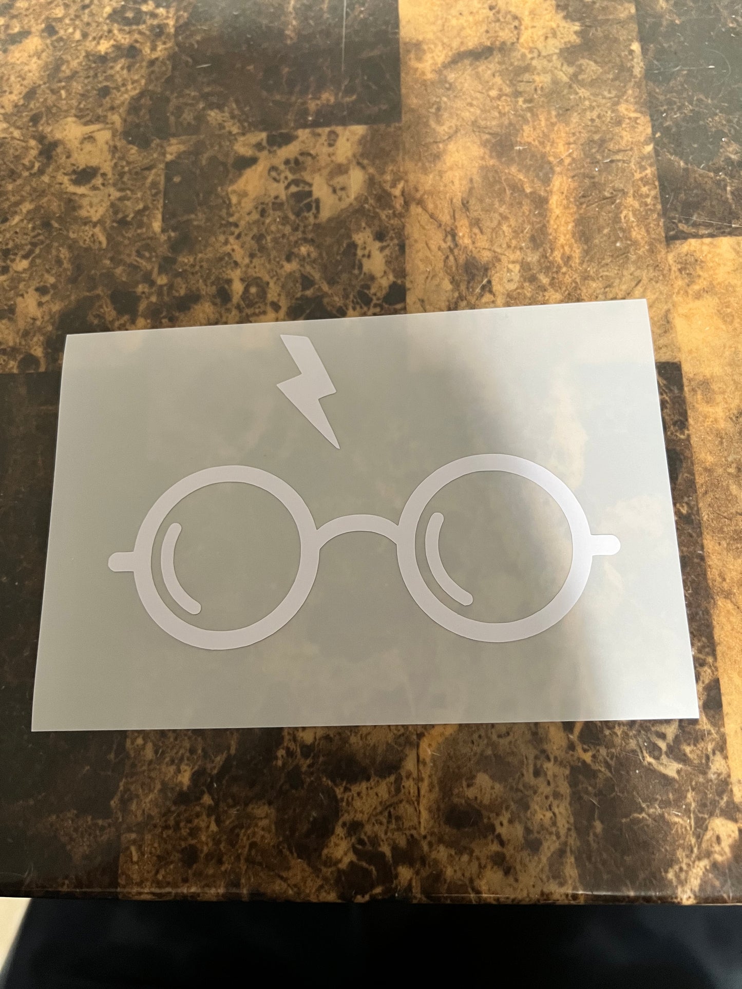 Harry Potter Glasses Vinyl Sticker