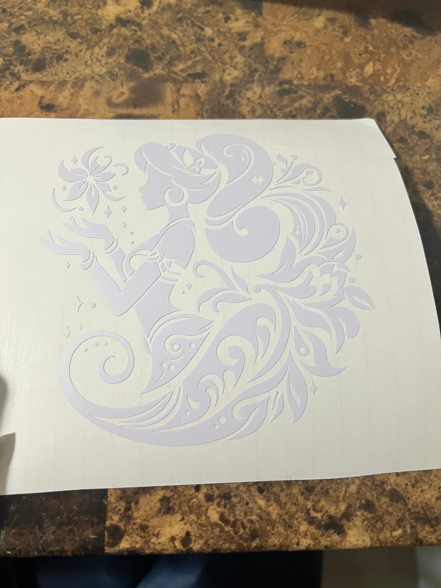 Princess Jasmine Vinyl Sticker