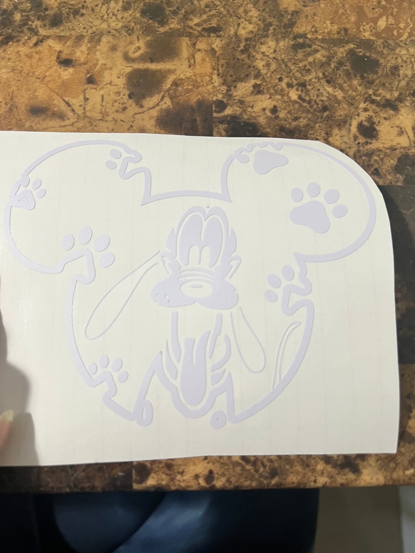 Pluto Disney Vinyl Sticker