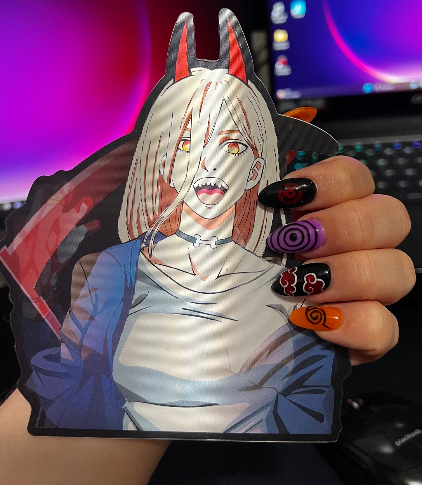 Power of Chainsaw Man Sticker 3D