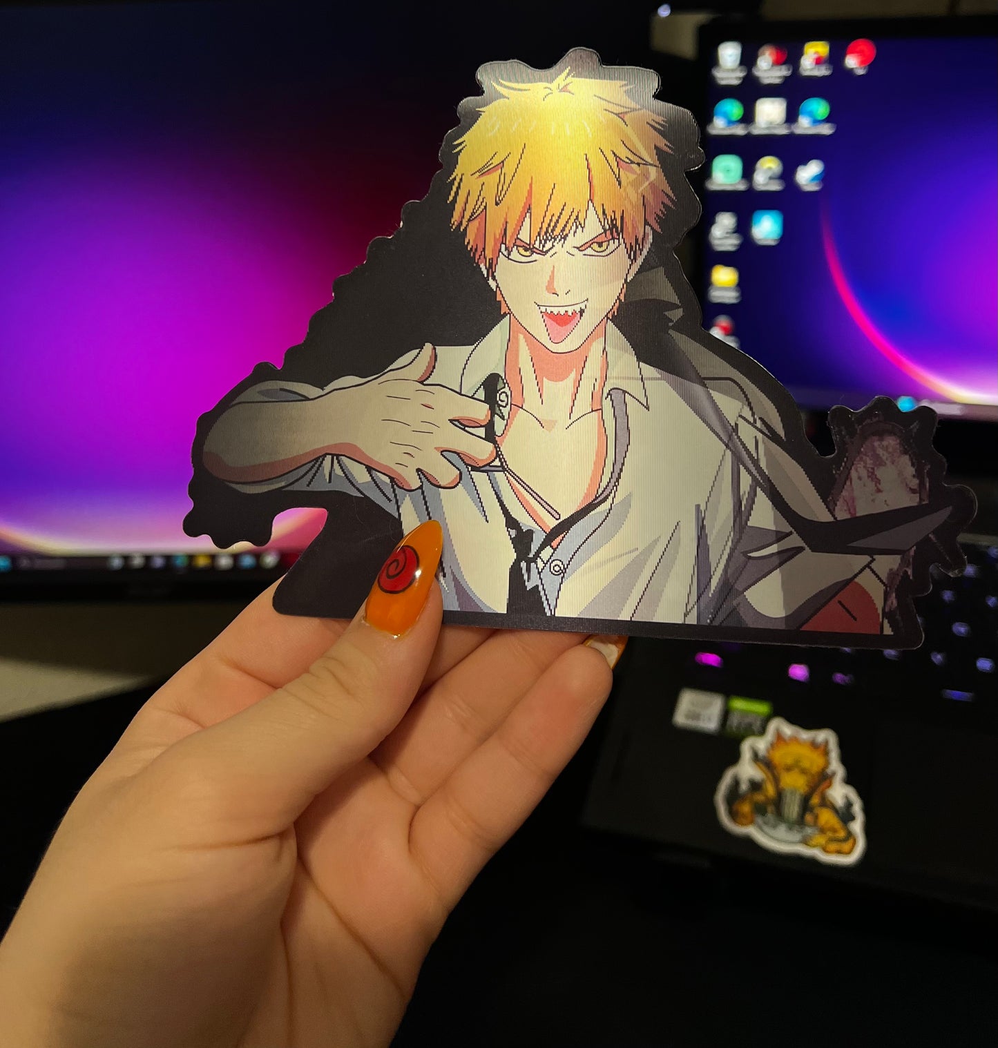 Chainsaw Man STICKER 3D