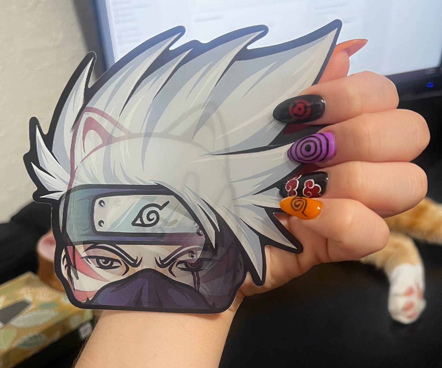 Etiqueta engomada de Kakashi Anbu modelo 3d