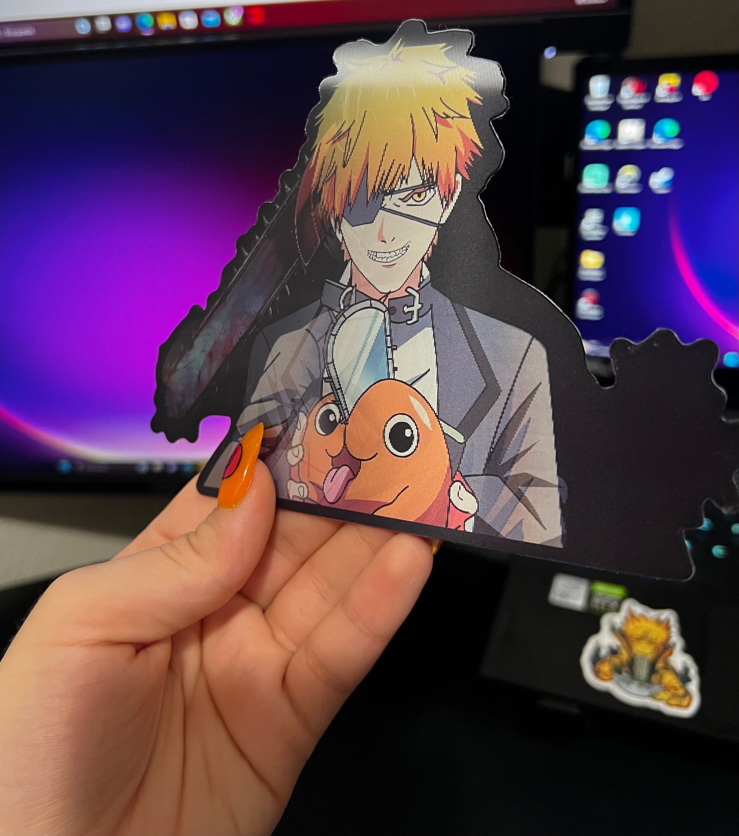 Chainsaw Man STICKER 3D