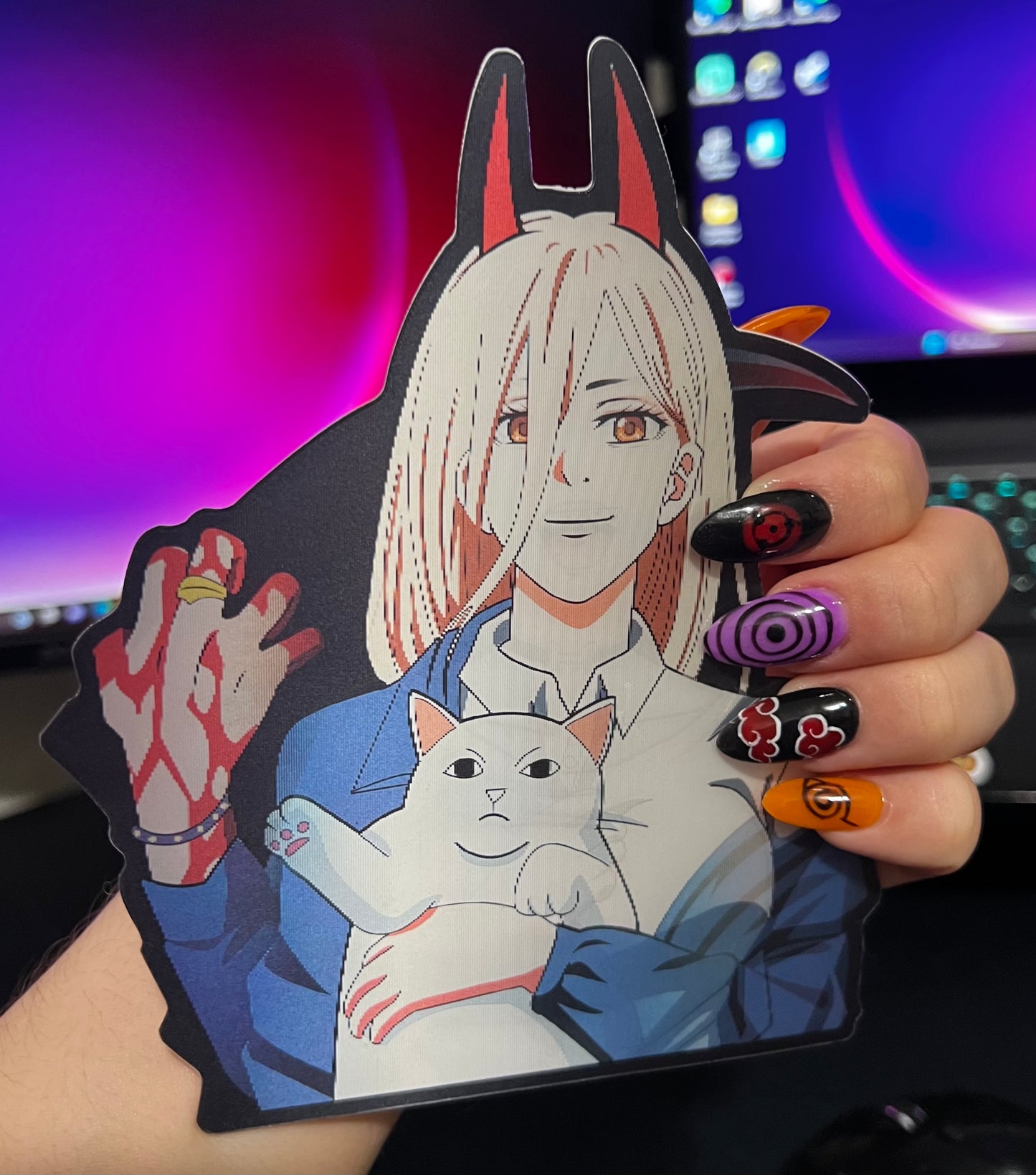 Power of Chainsaw Man Sticker 3D