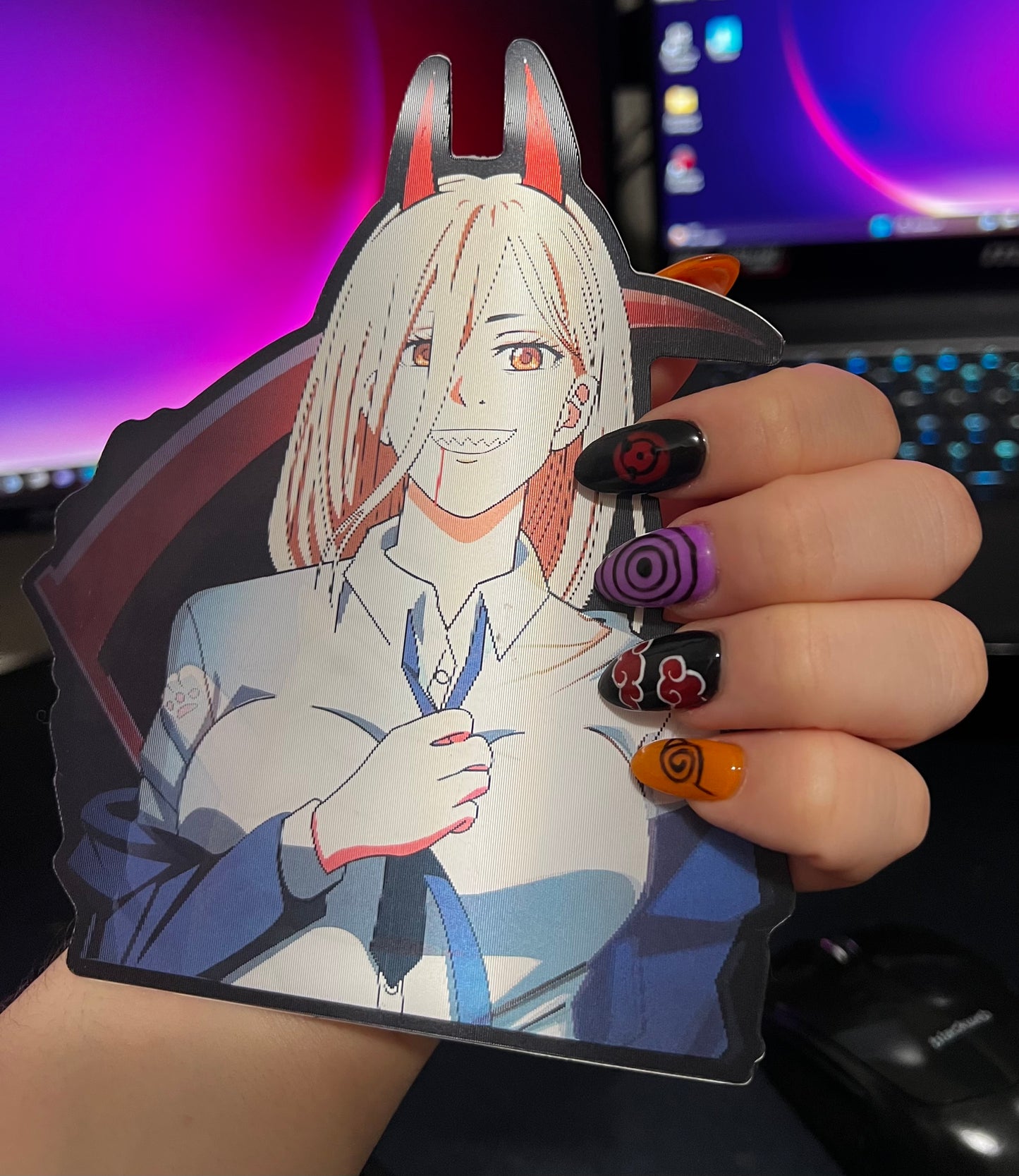 Power of Chainsaw Man Sticker 3D