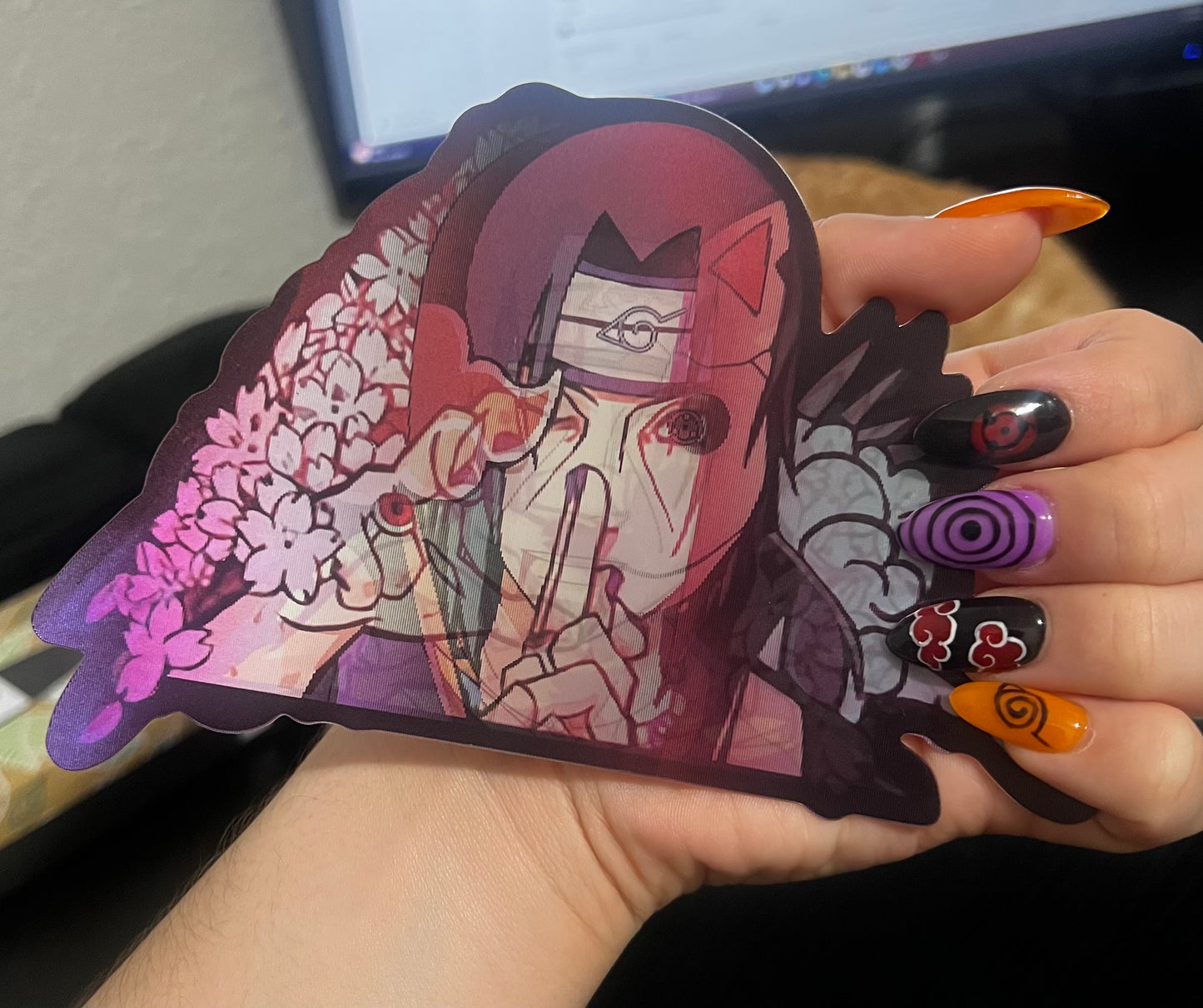 Itachi Uchiha Sticker 3D