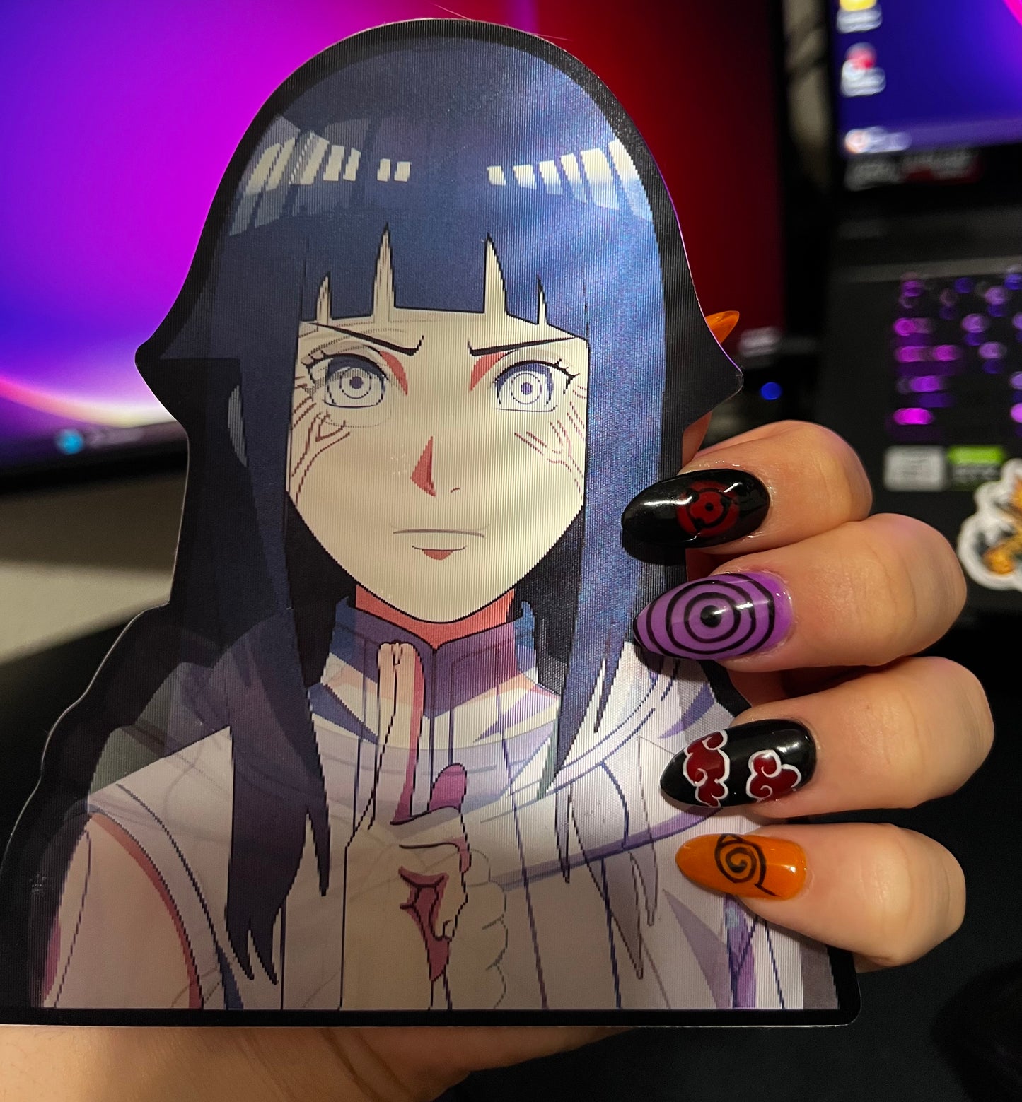 Hinata Sticker 3D