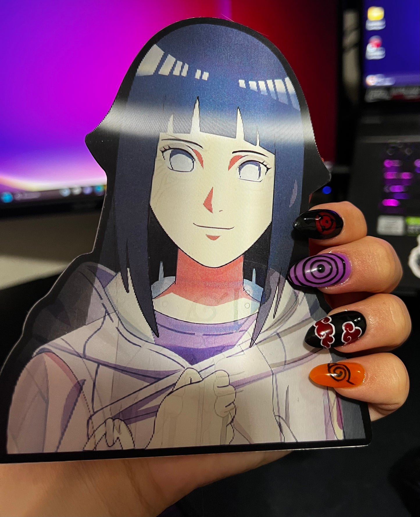 Hinata Sticker 3D