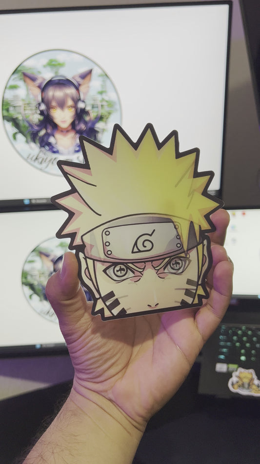 Naruto 3 faces. Sticker3D