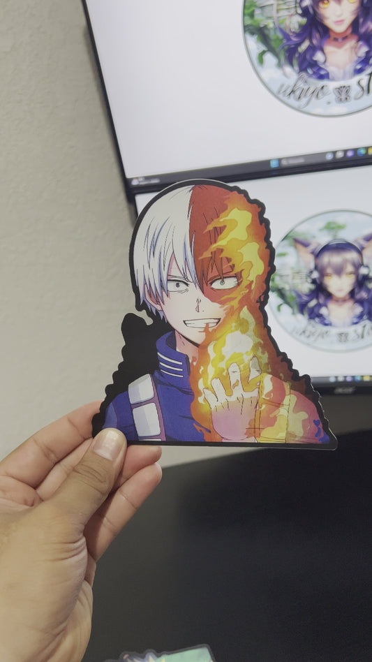 Shoto Todoroki. Sticker3D