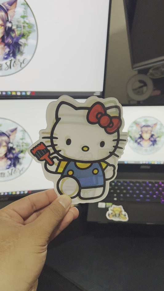 Hello Kitty cute Sticker3D