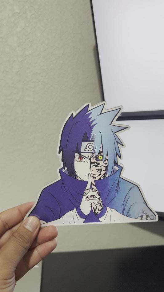 Sasuke chakra concentration. Sticker3D