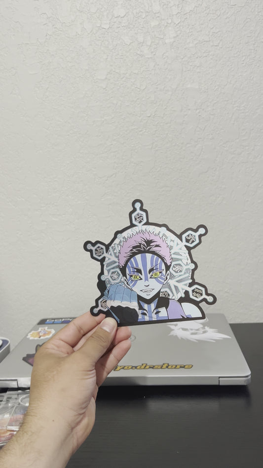 Akaza from Demon Slayers. Sticker3D