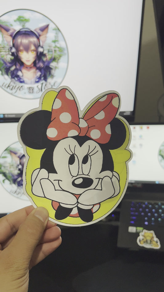 Minnie Mouse. Sticker3D