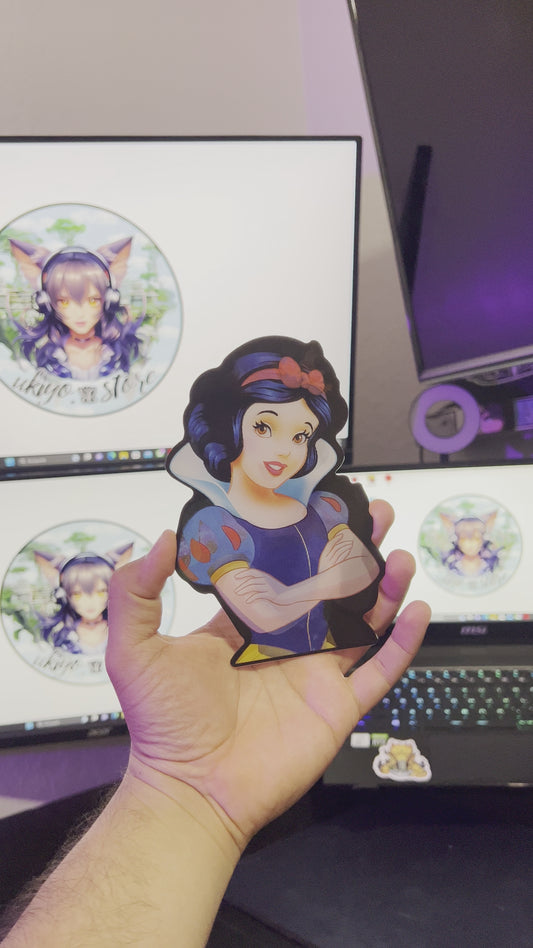 Snow White (Blanca Nieves). Sticker3D