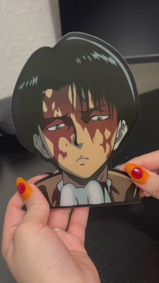 Attack on Titan Levi Ackerman. Sticker3D