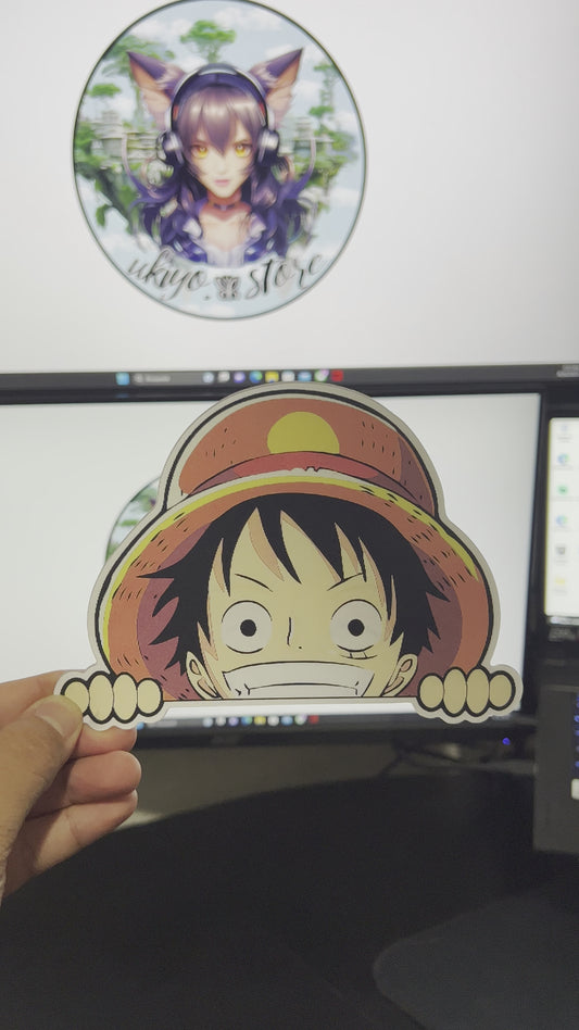 Luffy Sticker3D