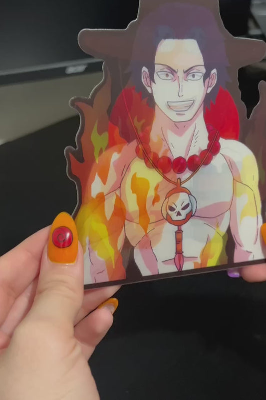 Ace of One Piece. Sticker3D