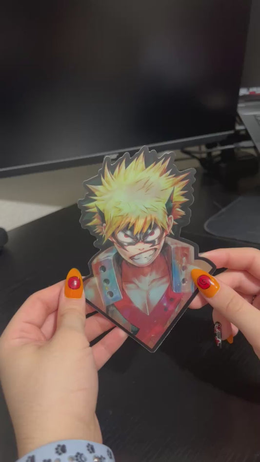 My Hero Academia Sticker3D. Midoriya and Bakugo.